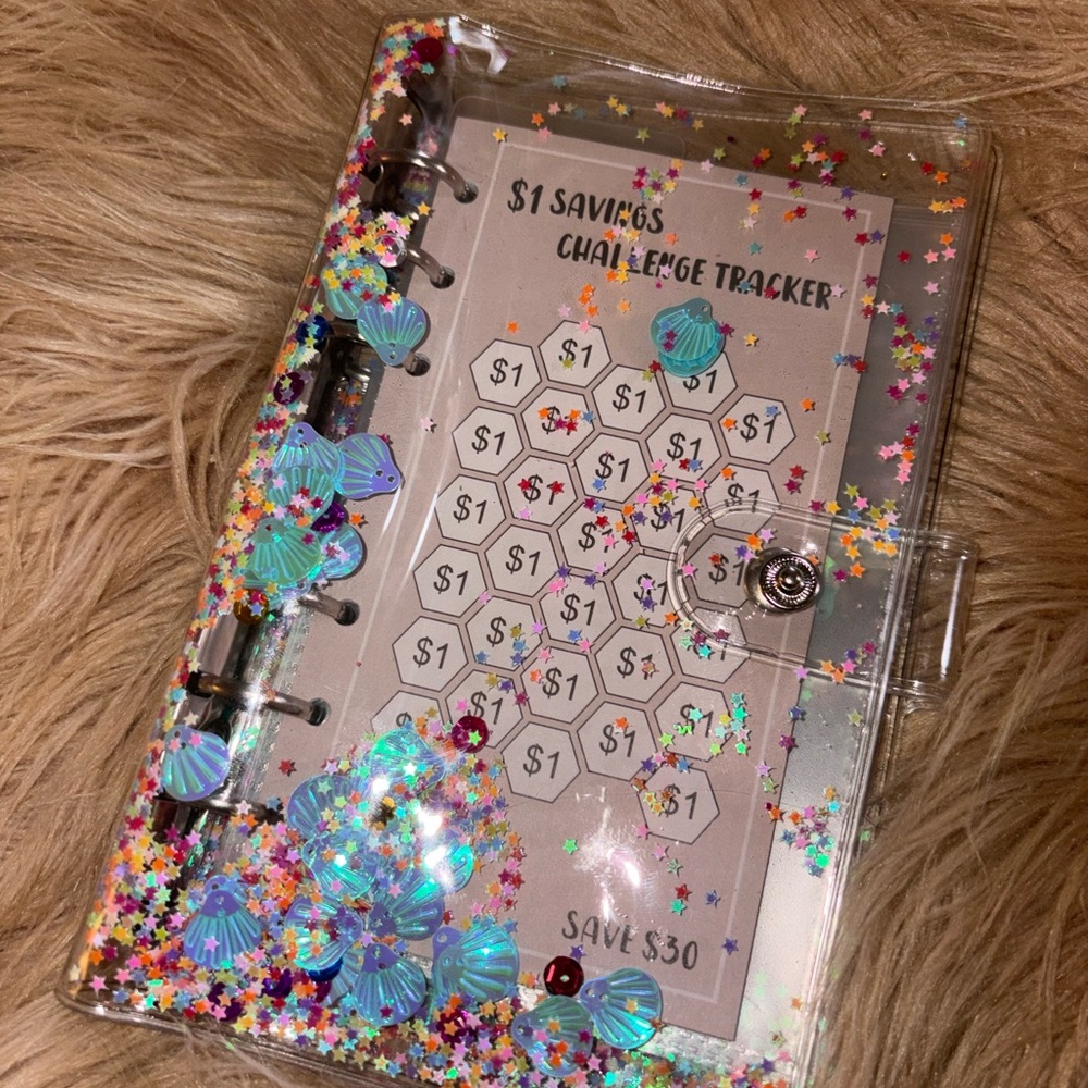 Colorful Starry Savings Challenge Tracker